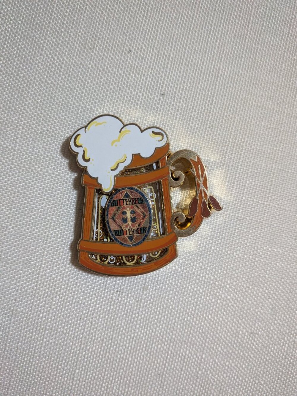 Harry Potter Butterbeer Mug Shaker Pin